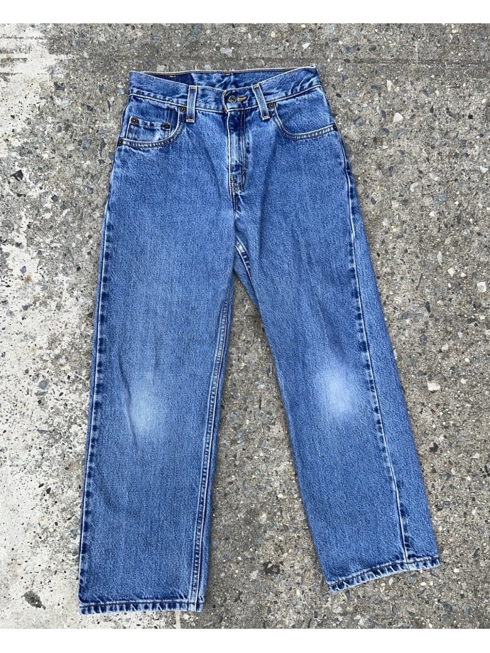 Vintage Levi’s 569 Loose Fit Regular Womens Straight 24x25 Made In USA Jeans